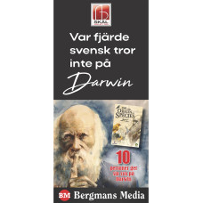 Var fjärde svensk tror inte på Darwin